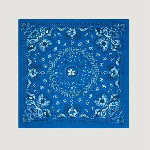 Bandana Classique en Soie - PÉTROLE - Petit Modèle