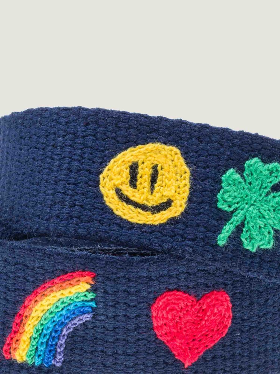 Anse Brodée - MULTI-EMOJIS - Navy – Image 5