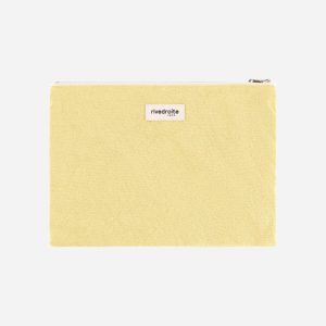 Barbette Medium la pochette - Coton recyclé Yellow here comes the sun
