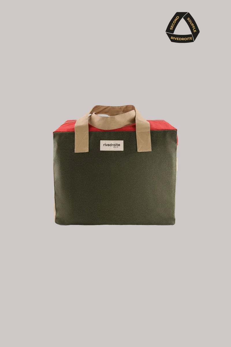 SECOND SOUFFLE │ Célestins le sac 24 heures - Coton recyclé ciré "Queens"