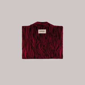 SECOND SOUFFLE │ Célestins le sac 24 heures - Coton recyclé Zèbre Rouge