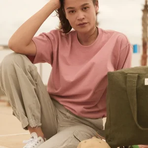 Pigalle le t-shirt - Coton recyclé Bois de Rose