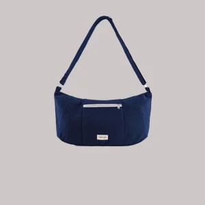 SECOND SOUFFLE │ Charlot le sac Crossbody - Coton recyclé Bleu Nuit