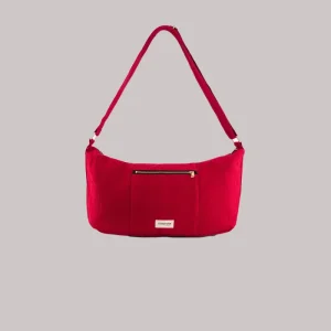 SECOND SOUFFLE │ Charlot le sac Crossbody - Coton recyclé Rouge Vibrant