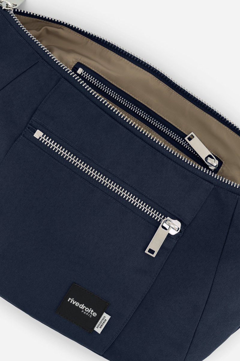 Mini Charlot le sac Crossbody - Polyester recyclé Bleu Marine – Image 6