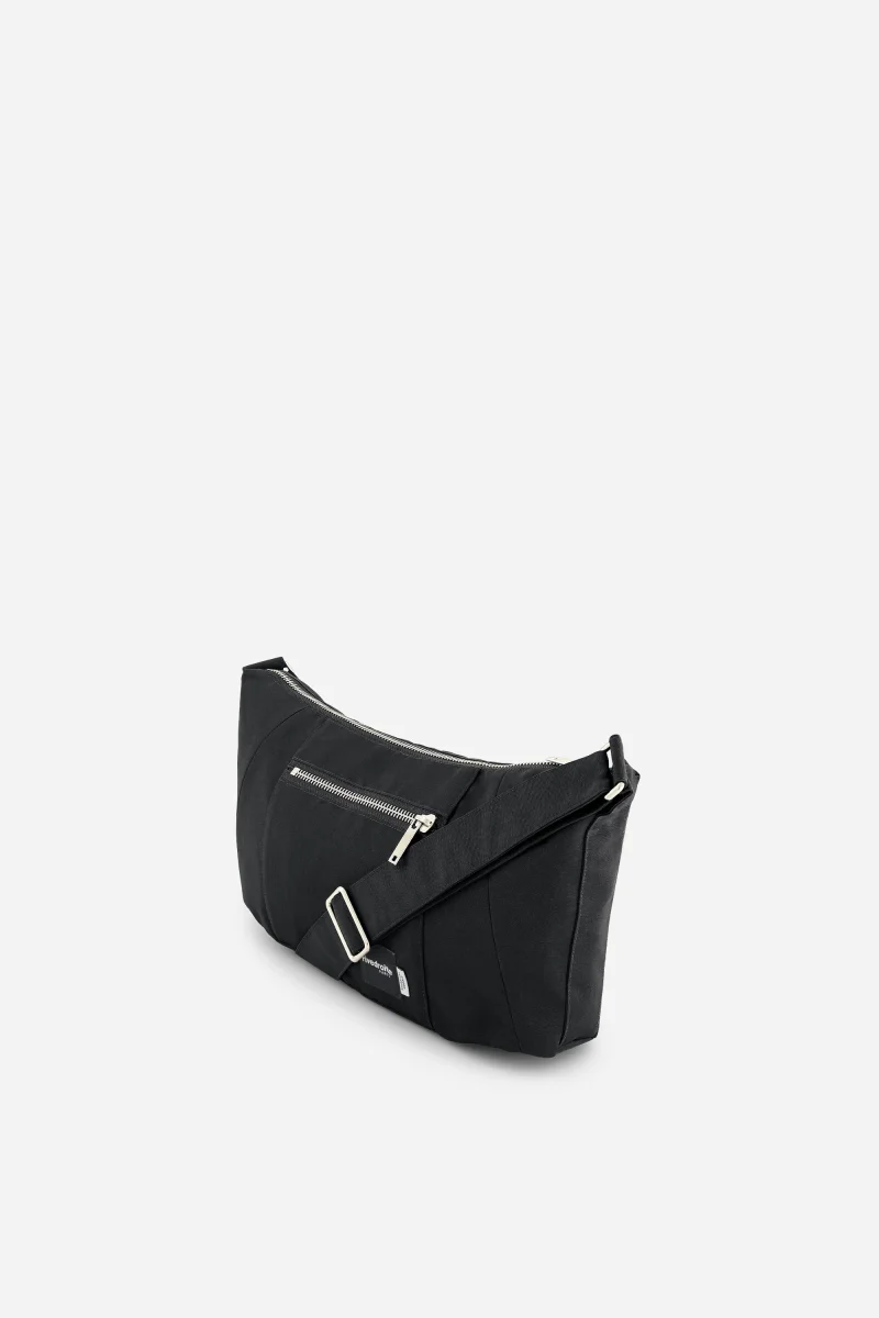 Mini Charlot le sac Crossbody - Polyester recyclé Noir – Image 4
