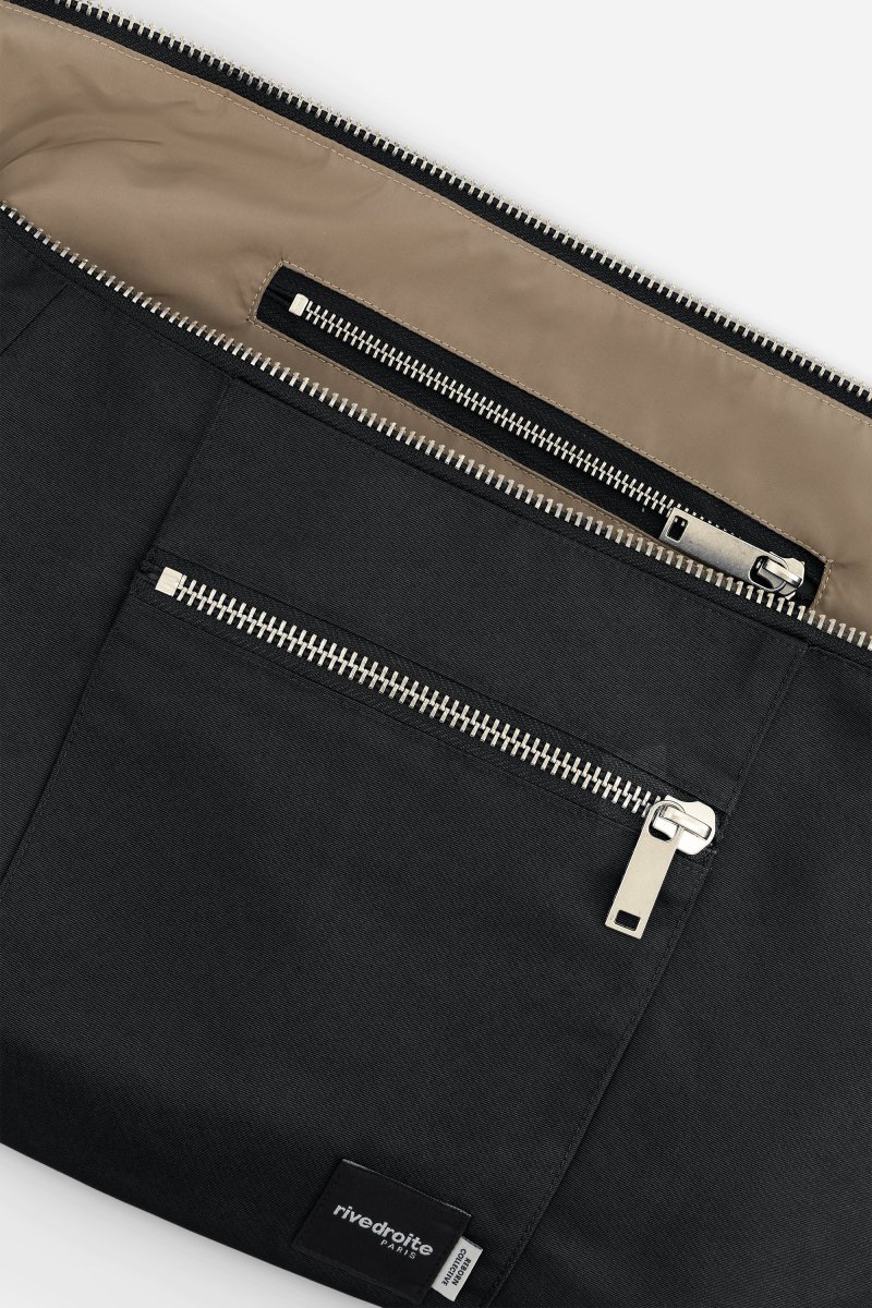 Charlot le sac Crossbody - Polyester recyclé Noir – Image 5