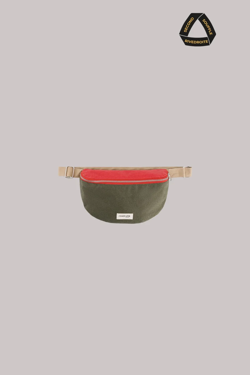 SECOND SOUFFLE │ Custine le sac banane - Coton recyclé ciré "Queens"