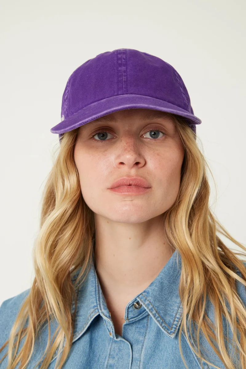 Colette la casquette - Sergé de coton Malibu Purple – Image 7