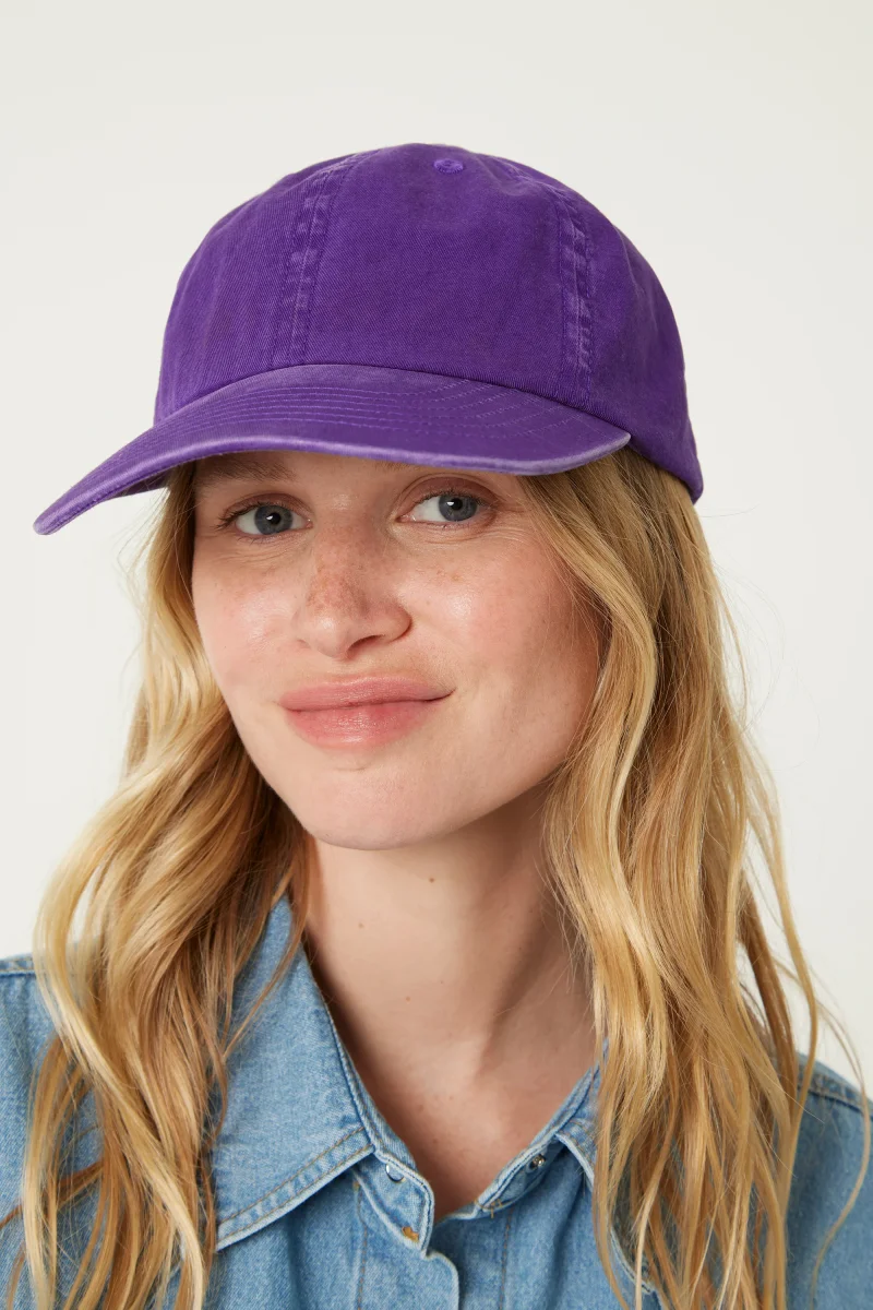 Colette la casquette - Sergé de coton Malibu Purple – Image 5