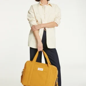 Darcy l'anti sac à langer - Coton recyclé Moutarde