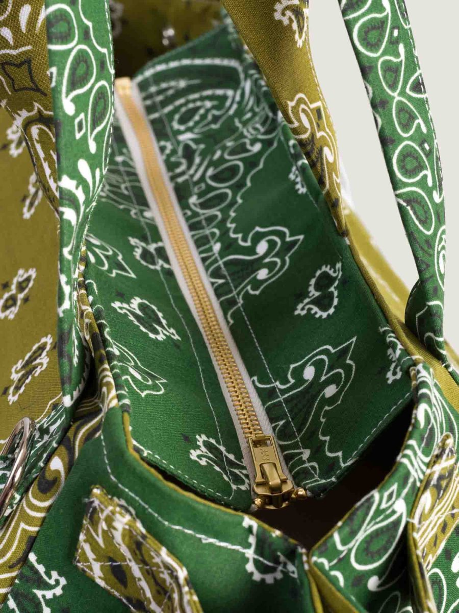 Sac Trapèze - Bronze / Vert Week-end – Image 5