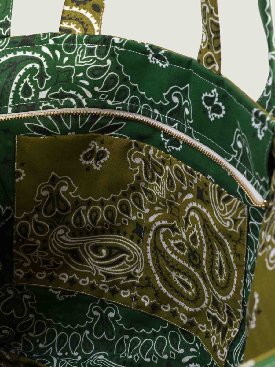 Sac Trapèze - Bronze / Vert Week-end – Image 7