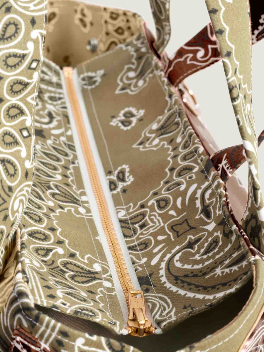 Sac Trapèze - Marron / Beige – Image 4