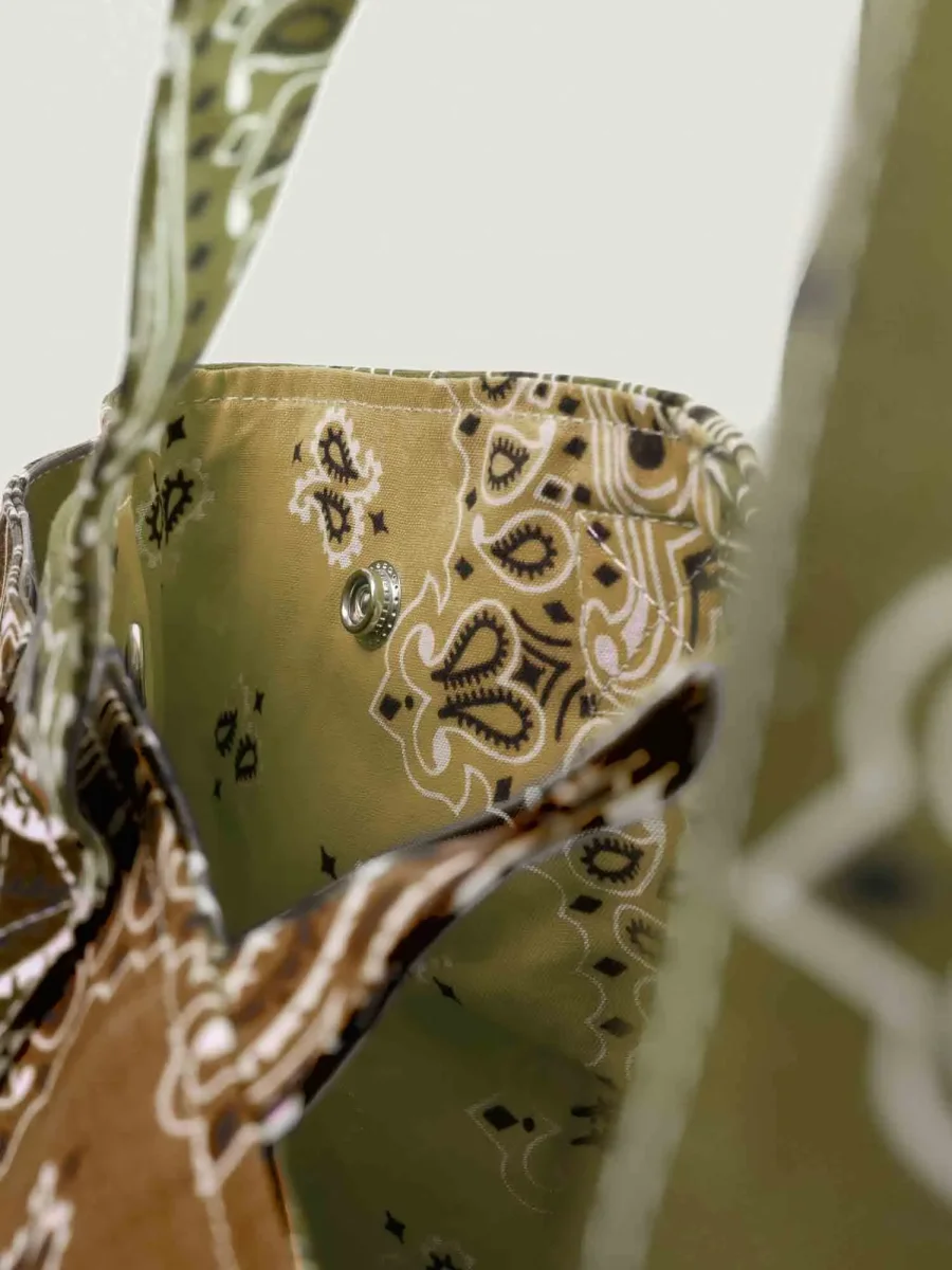 Sac Trapèze - Marron / Beige – Image 6