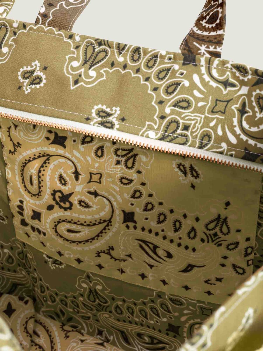 Sac Trapèze - Marron / Beige – Image 5