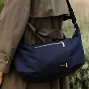 Mini Charlot le sac Crossbody - Polyester recyclé Bleu Marine