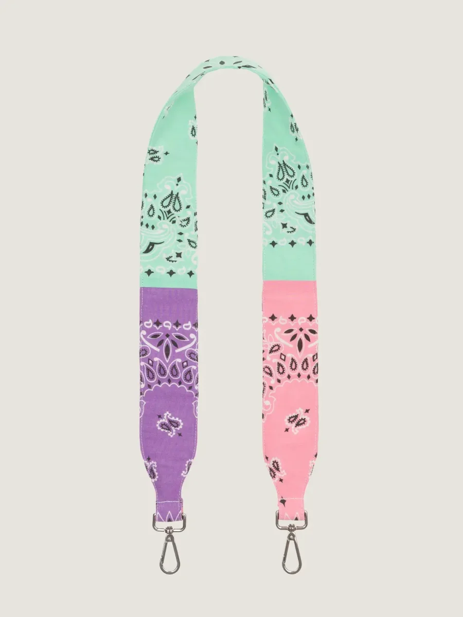 Grande Bandoulière - Mint / Pale pink / Lilas - Tricolore – Image 3