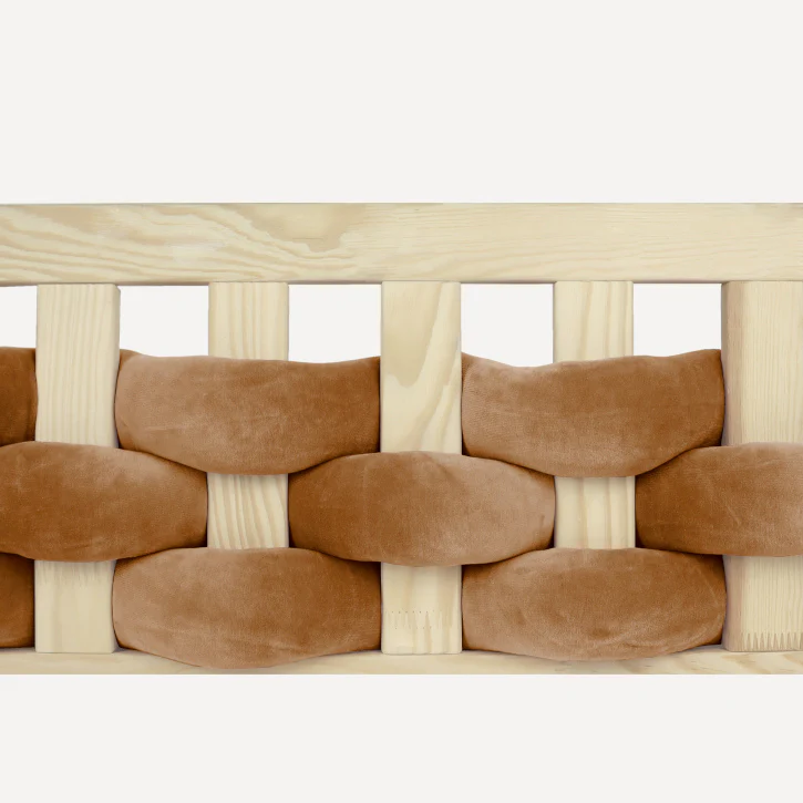 Tresse de lit Caramel
