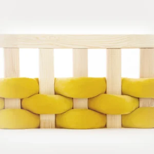 Tresse de lit Jaune moutarde