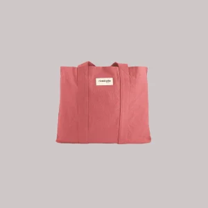 SECOND SOUFFLE │ Marcel le cabas XS - Coton Recyclé Médina Rose