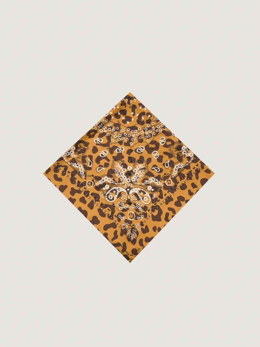 Bandana Classique en Soie - LEOPARD - Grand Modèle – Image 4