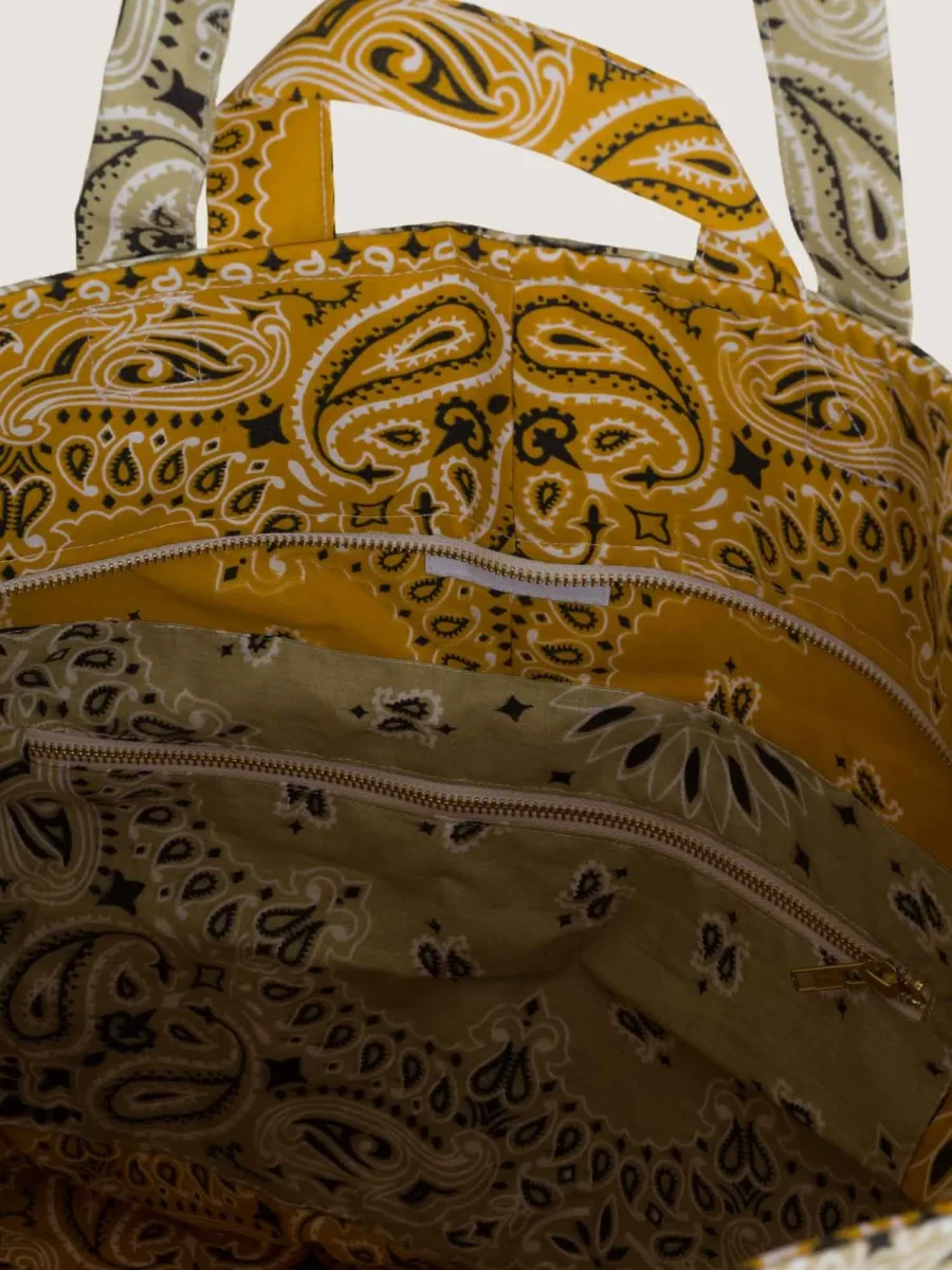 Sac Week-End - Beige / Moutarde – Image 5