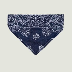 Bandana collier chien - Navy / Chambray - Taille M