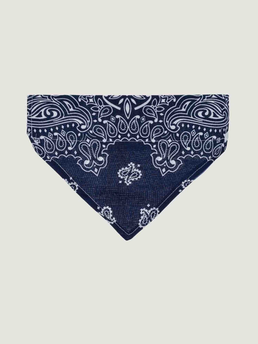 Bandana collier chien - Navy / Chambray - Taille M