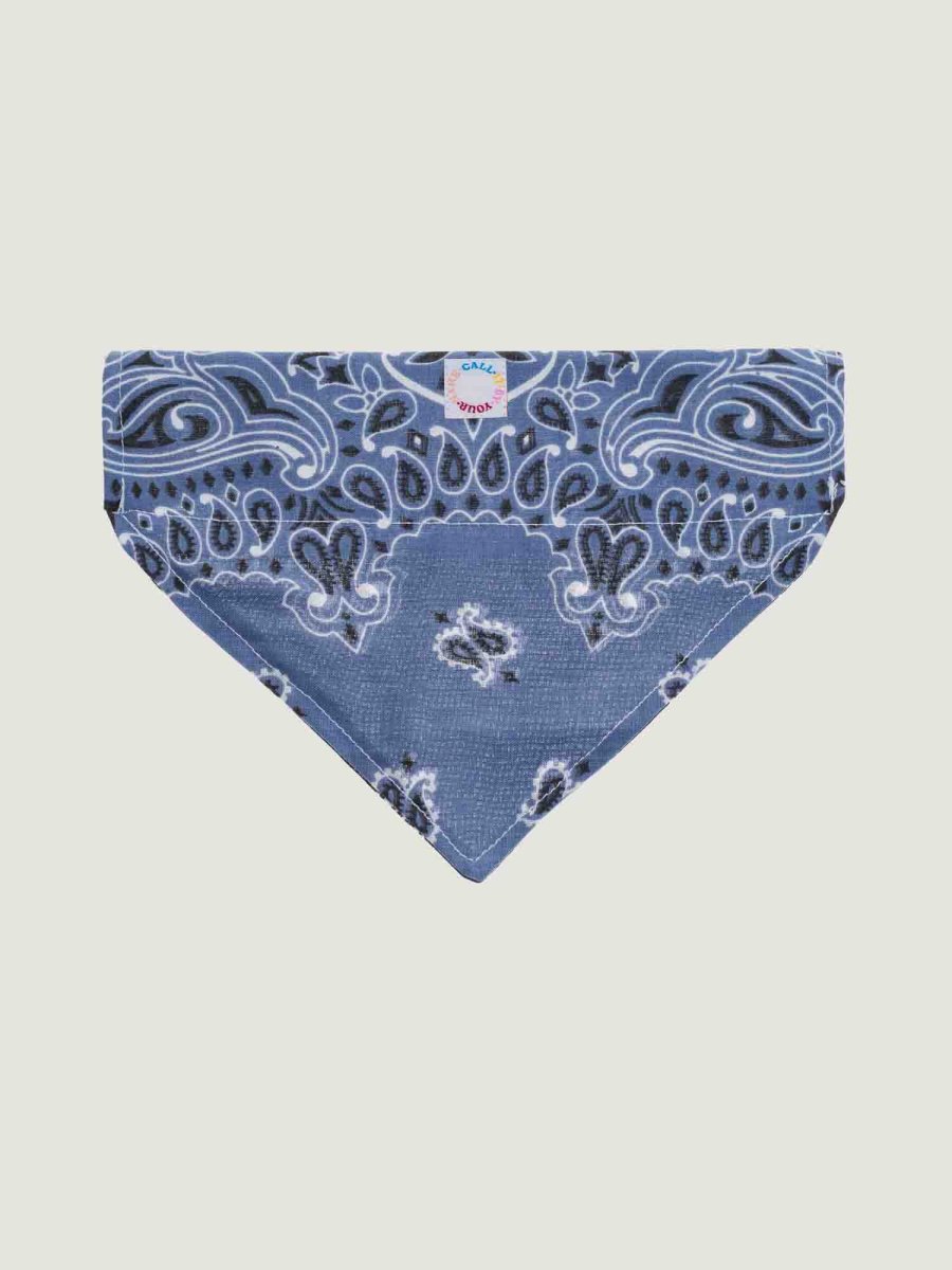 Bandana collier chien - Navy / Chambray - Taille M – Image 3