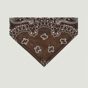 Bandana collier chien - Marron / Beige - Taille M