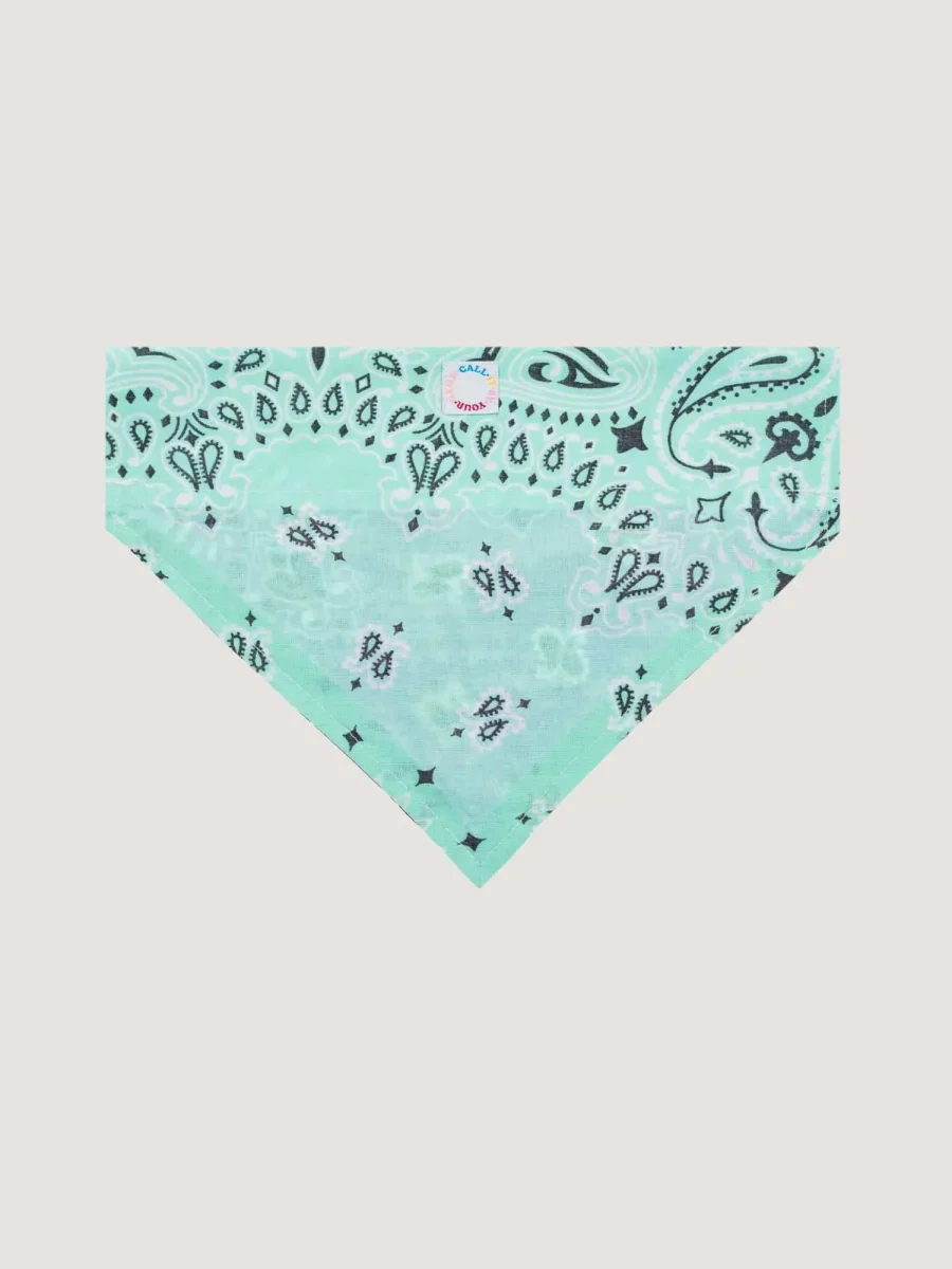 Bandana collier chien - Lilas / Mint - Taille M – Image 3