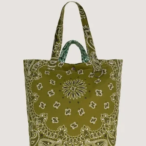 Sac Maxi Tote -  Bronze / Vert Week-end