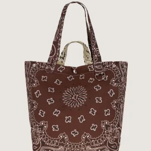 Sac Maxi Tote -  Marron / Beige