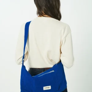 Mini Charlot le sac crossbody - Polycoton Recyclé Bleu Indigo