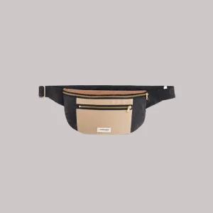 SECOND SOUFFLE │ Orsel le sac banane grand format - Coton recyclé ciré "Manhattan"