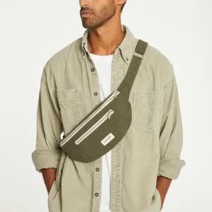 Orsel le sac banane grand format - Coton recyclé Kaki