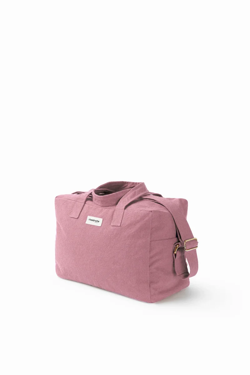 Sauval le city bag - Coton recyclé Bois de Rose – Image 4
