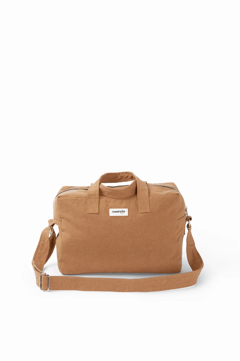 Sauval le city bag - Coton recyclé camel – Image 3