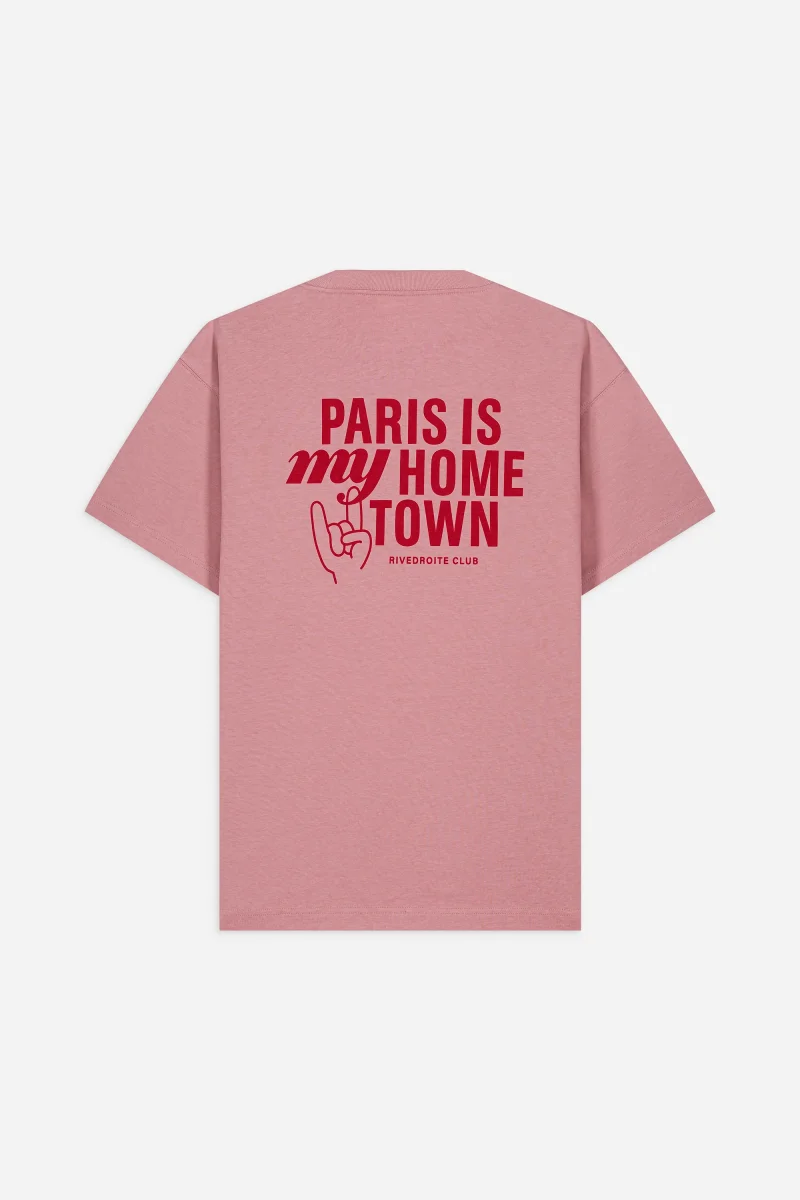 Pigalle le t-shirt Paris is my hometown - Coton recyclé Bois de Rose – Image 6