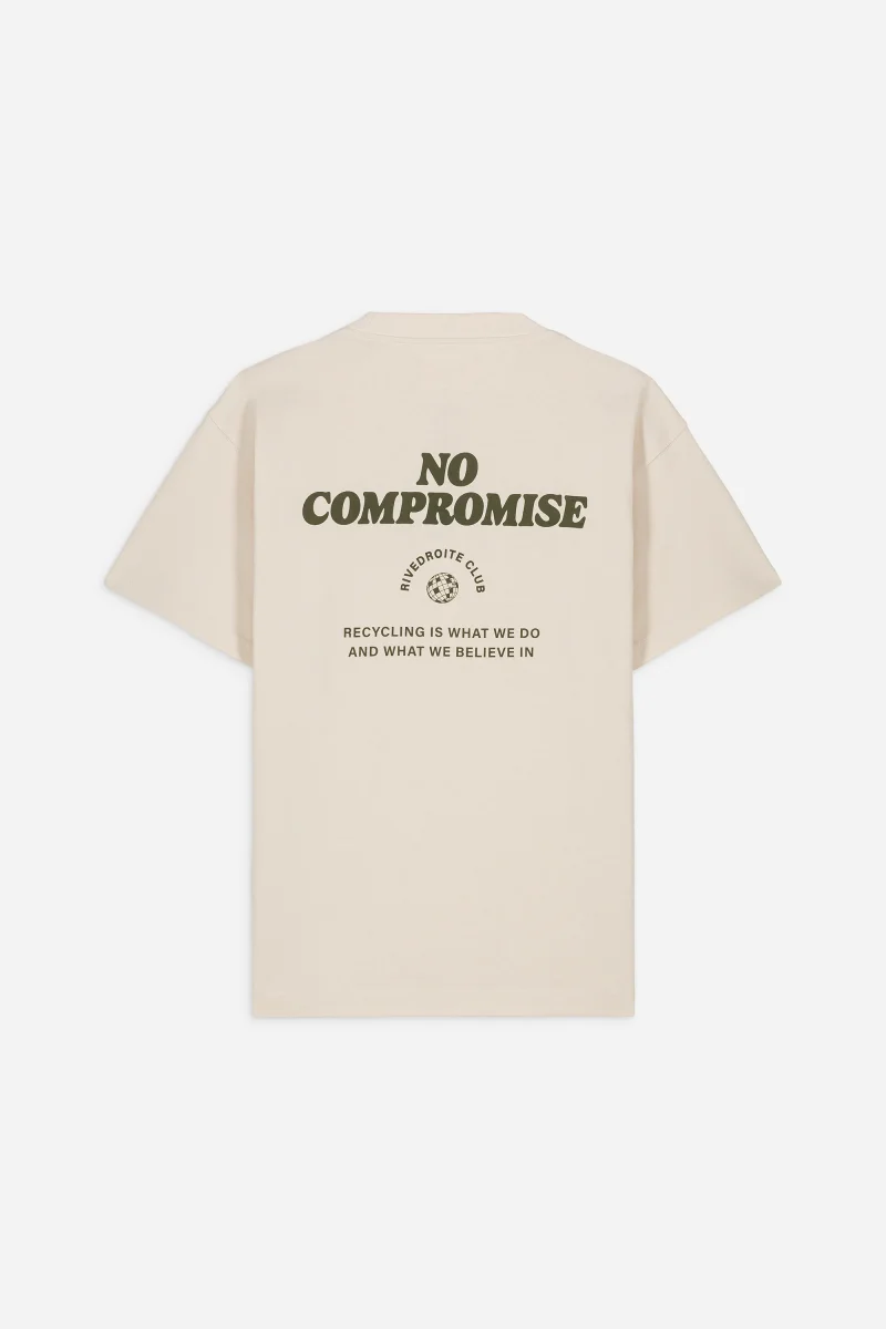 Pigalle le t-shirt No Compromise - Coton recyclé Ecru – Image 6