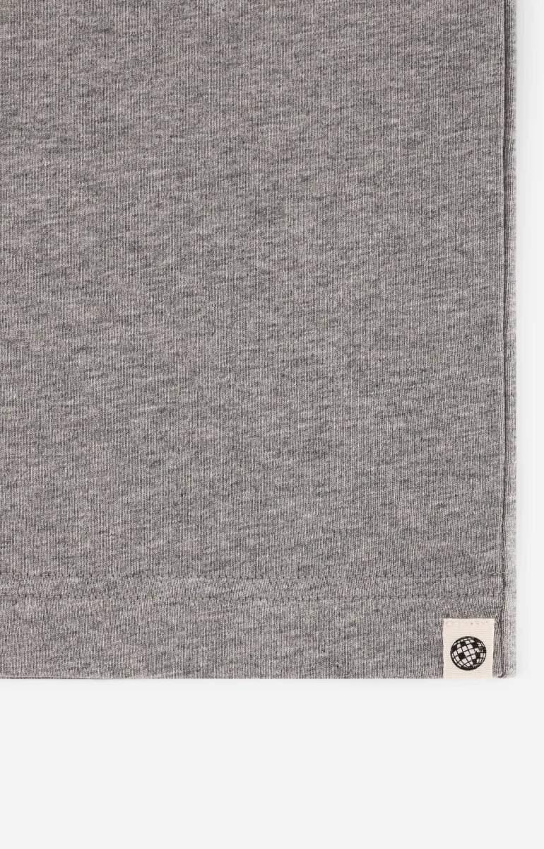 Pigalle le t-shirt No Compromise - Coton recyclé Gris Chiné – Image 7