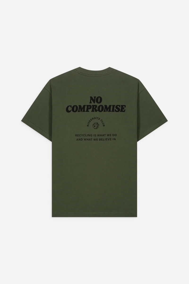 Pigalle le t-shirt No Compromise - Coton recyclé Kaki – Image 6
