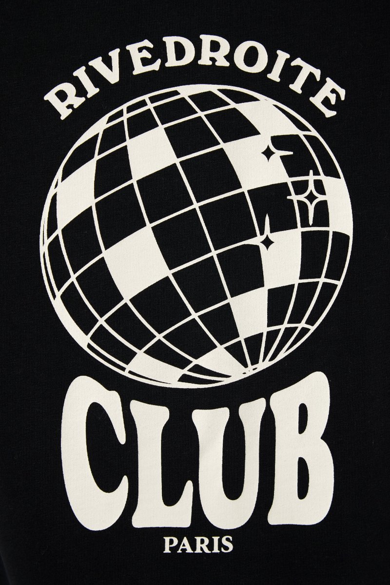 Pigalle le t-shirt Rivedroite Club - Coton recyclé Noir – Image 8