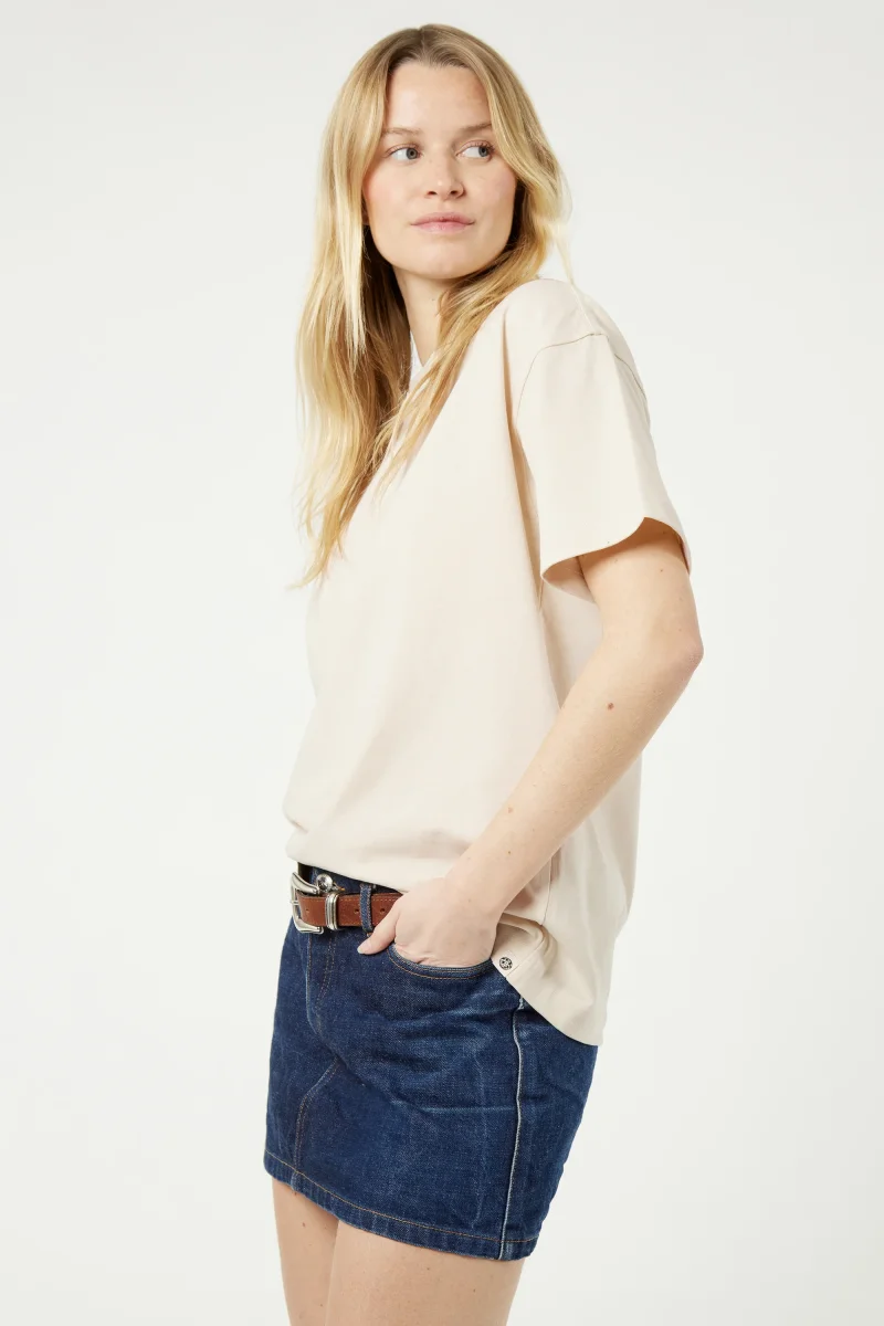 Pigalle le t-shirt Rivedroite Club - Coton recyclé Ecru – Image 3