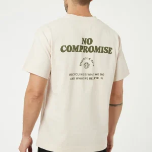 Pigalle le t-shirt No Compromise - Coton recyclé Ecru