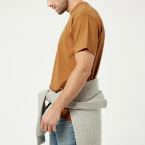 Pigalle le t-shirt - Coton recyclé Camel