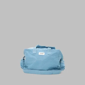 SECOND SOUFFLE │ Sauval le city bag - Coton Recyclé Bleu Méditerranée