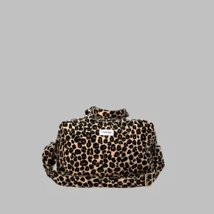 SECOND SOUFFLE │ Sauval le city bag - Coton recyclé Léopard Beige