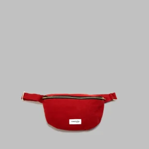 SECOND SOUFFLE │ Custine le sac banane - Coton recyclé rouge vibrant